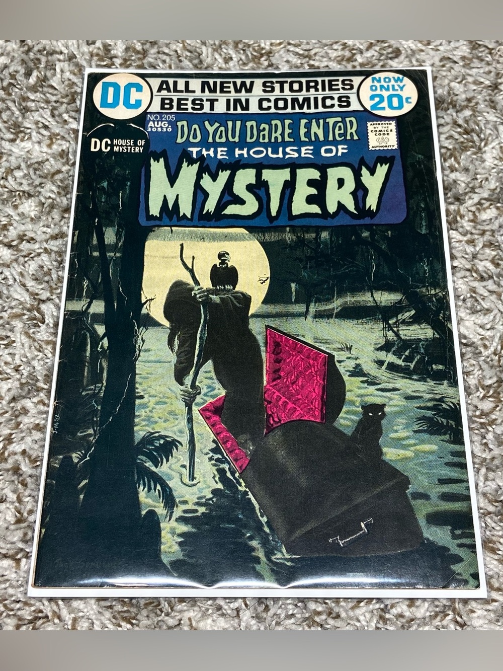 VINTAGE 1972 DC COMICS The House of Mystery Horror Bronze Age Comic #205
